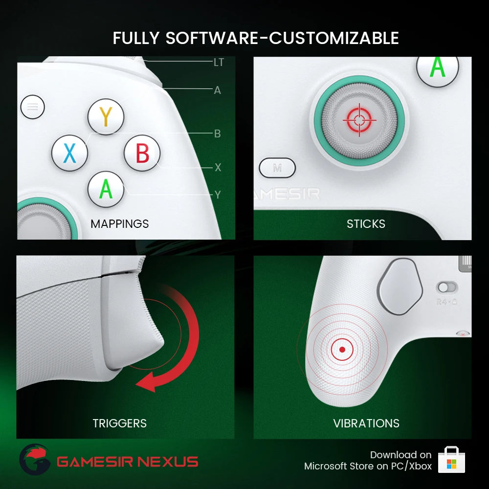 100% Original GameSir  G7 SE  Xbox Gaming Controller Wired Gamepad for Xbox Series X S, XSS XSX Xbox One, ALPS Joystick PC