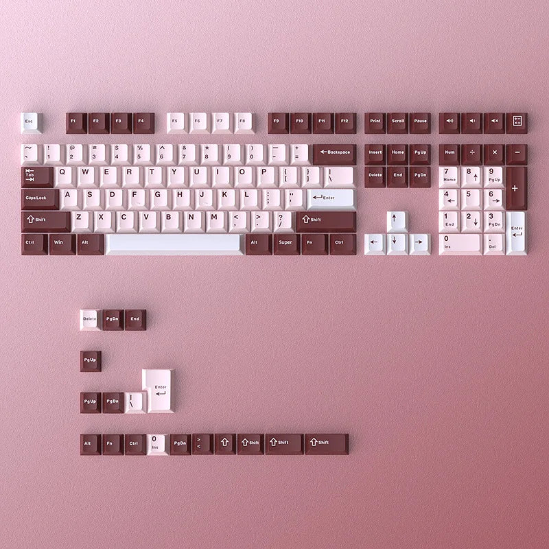 Ink Green PBT Double Shot Keycaps 132 Keys Cherry Profile Keyboard Keycaps for Cherry MX Switches Mechanical Gaming Keyboard