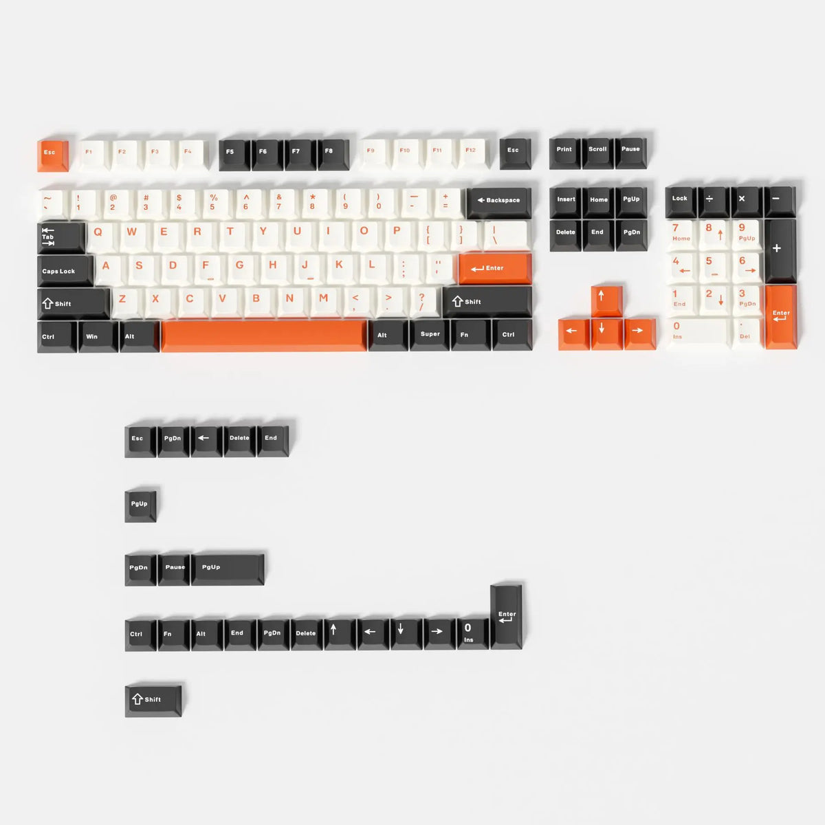 Ink Green PBT Double Shot Keycaps 132 Keys Cherry Profile Keyboard Keycaps for Cherry MX Switches Mechanical Gaming Keyboard