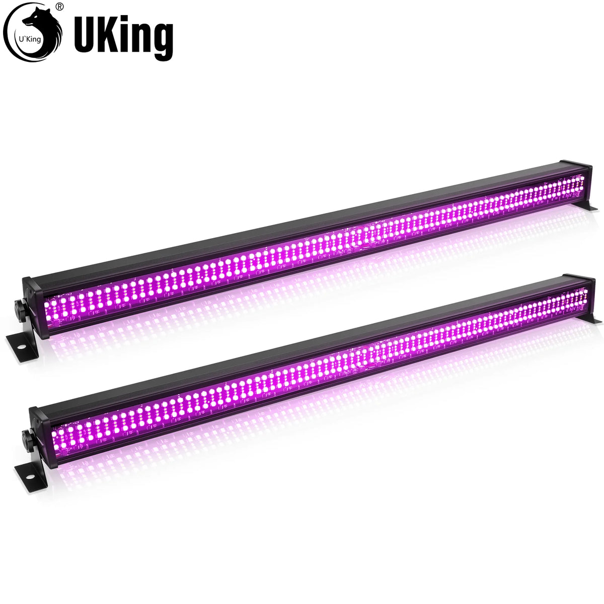 U'King 1/2Pcs 120W Wall Wash Light Bar RGB 336 LEDs Stage Lights 7000lm Wallwasher Lights For Home Nightclub Wedding Party Show