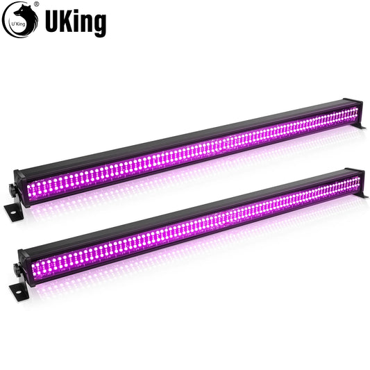 U'King 1/2Pcs 120W Wall Wash Light Bar RGB 336 LEDs Stage Lights 7000lm Wallwasher Lights For Home Nightclub Wedding Party Show